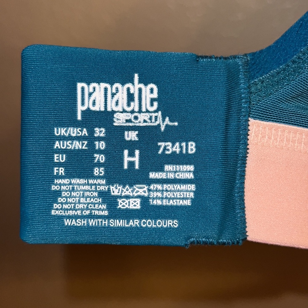 Panache Sport bra, 32H - Picture 4 of 4